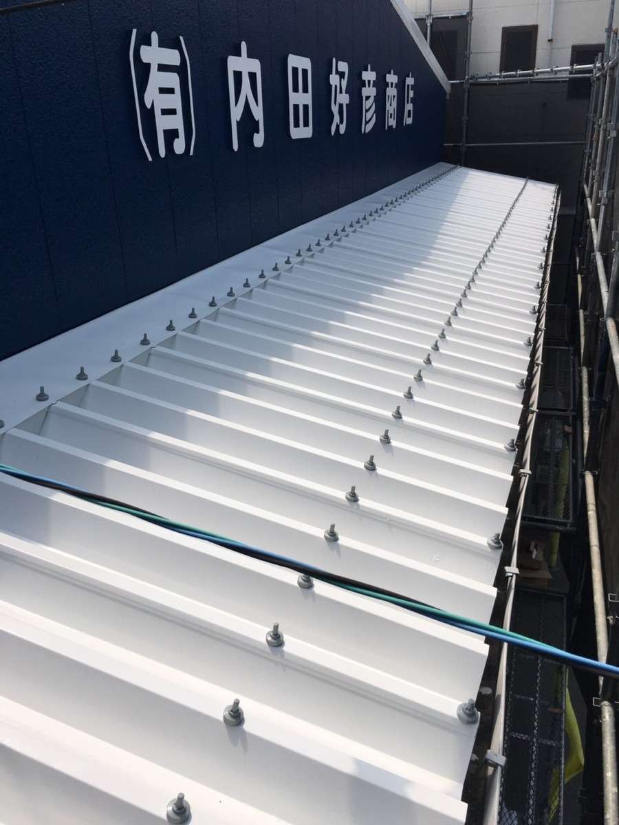 システム建築物 屋根外壁塗装工事【福岡県朝倉市】
