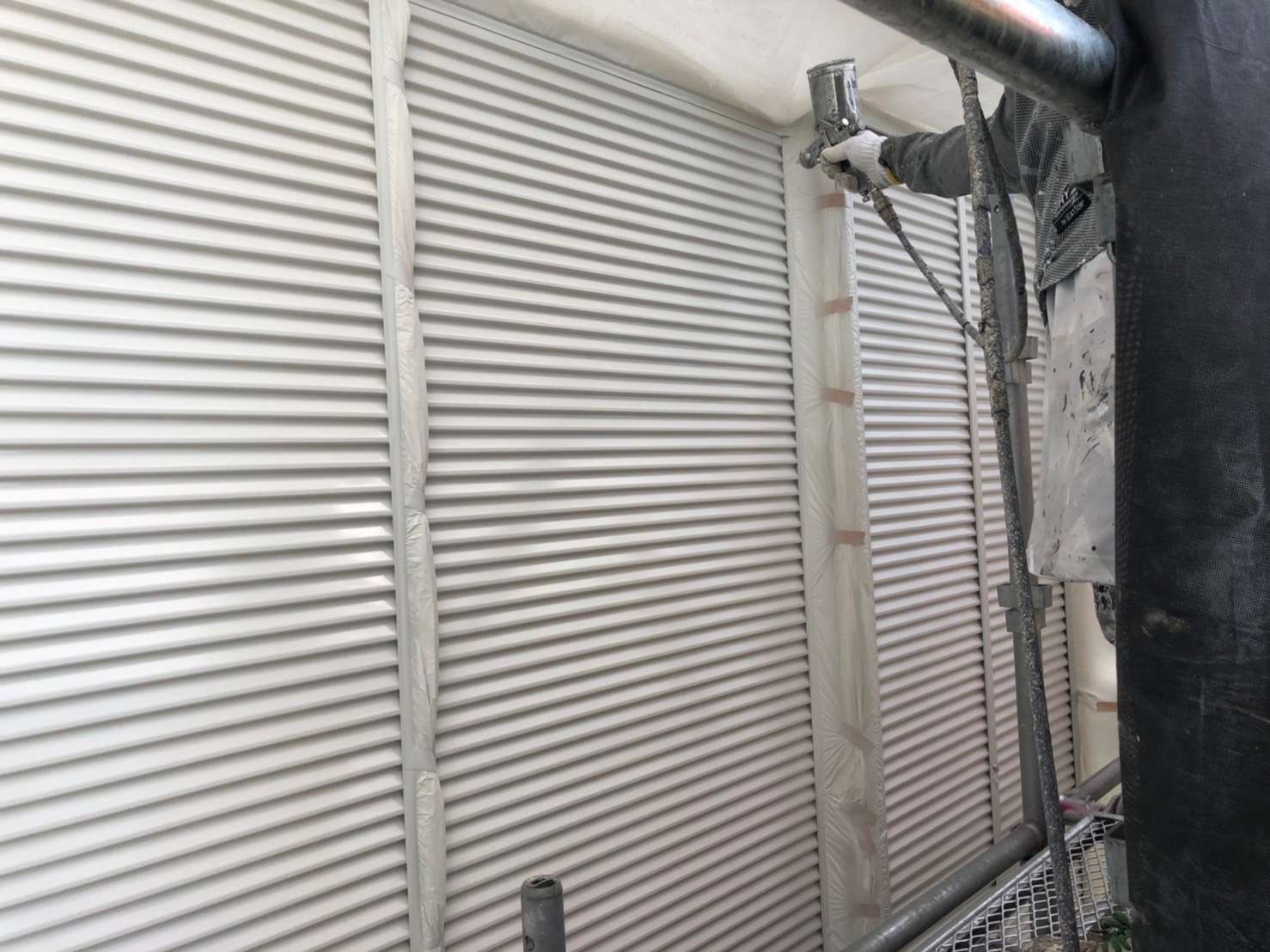 吹き付け塗装【小郡市 EN-BRIDGE（株）】