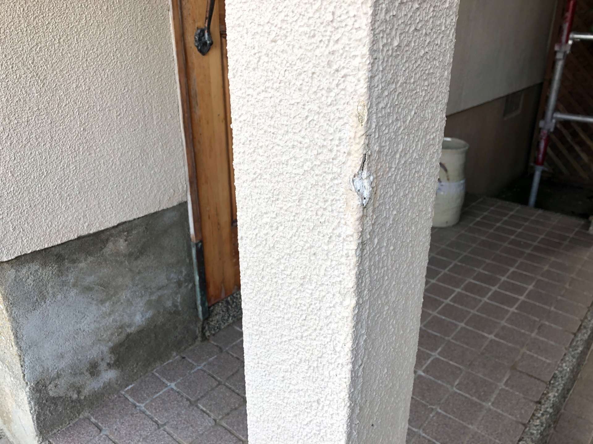 外壁欠損部補修【小郡市 EN-BRIDGE（株）】