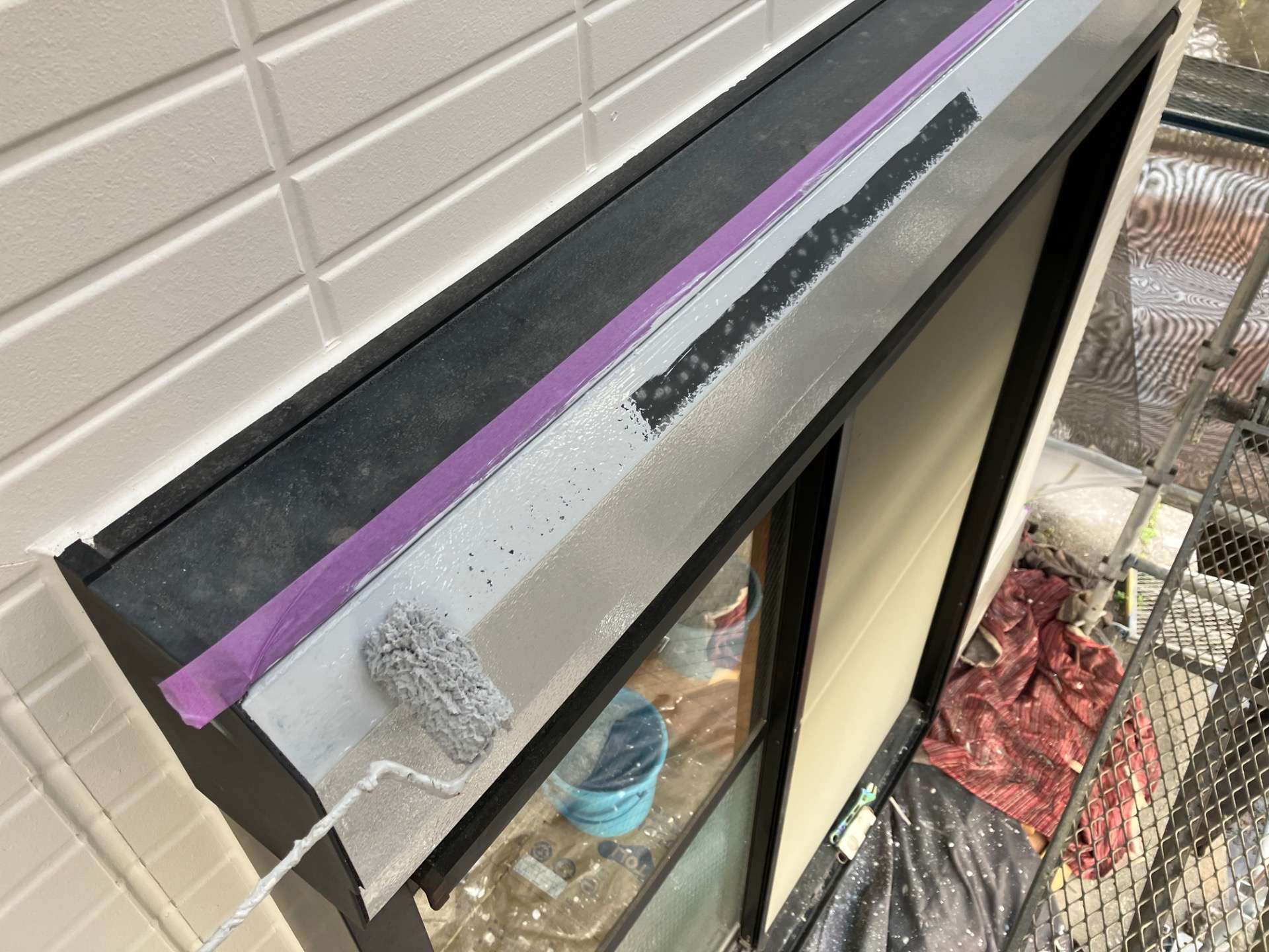 シャッターボックス塗装【小郡市 EN-BRIDGE（株）】